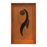 Wooden Pivot Door – Designer Series