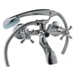 Triumph Classic Bath Mixer – Chrome Wall-Mounted Tap