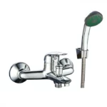 Triumph Cobalt Bath Mixer with Handshower – Chrome Exposed Wall Tap