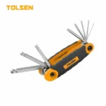 Tolsen 8-Piece Folding Ball Point Allen Key Set
