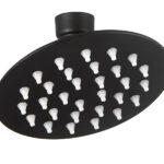 Wildberry Matt Black 100mm Round Stainless Steel Shower Head – Modern Bathroom Fixture