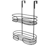 Wildberry Matt Black Shower Caddy – 2-Tier Hanging Bathroom Organiser