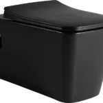 Lave Noemie Wall-Hung Toilet – Modern Black Pan