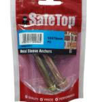 SafeTop Metal Sleeve Anchor 10x75mm P2 – Secure Fixing for Masonry and Concrete