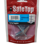 SafeTop Spring Toggles 6x60mm P1 – Secure Fixing for Hollow Walls and Ceilings