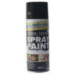 MARSHAL SPRAY PAINT GLOSS BLACK 350ML