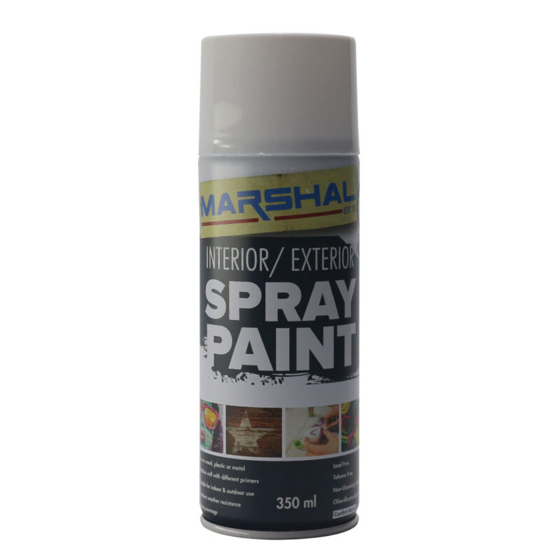 1109M-web-800x800-1.jpg Marshal Spray Paint Gloss White 350ml – Smooth, Durable Finish for Any Surface - Image 1