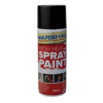 Marshal Spray Paint Hi Heat Black 350ml – Heat-Resistant Paint up to 600°C