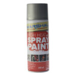 Marshal Spray Paint Hi Heat Silver 350ml – Heat-Resistant up to 600°C