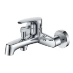 Cobra Nile Exposed Bath Mixer Chrome – Single Lever Tap with Diverter