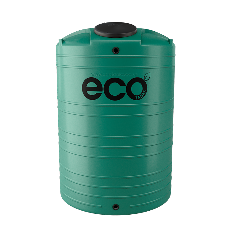 Eco_Tank_2500L_Vertical_Eco_Green_resized.png Eco Tank 2500L – Durable UV-Resistant Water Storage Tank - Image 1