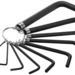 Tolsen Allen Key Set 10 Piece – Durable Metric Hex Wrench Set on Ring