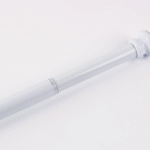 Bodie Bath White Shower Curtain Rod 135cm – Adjustable Bathroom Fitting