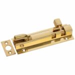 BBL Barrel Bolt Necked Solid Brass 100mm