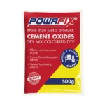 Powafix Yellow Oxide 500g – Dry Mix Cement Colouring Powder