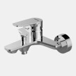 Blu Luxus Bath Mixer – Chrome Finish with Hand Shower Set
