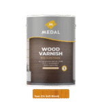 Medal Teak Wood Varnish 5L – Superior UV-Resistant Gloss Finish for Interior & Exterior Wood