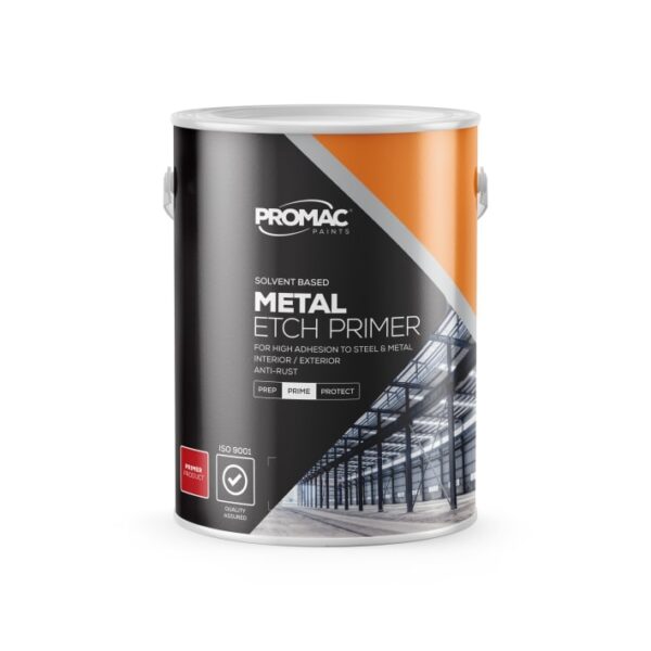 Promac Etch Primer Black 1L – Quick-Drying Metal Primer for Corrosion Protection