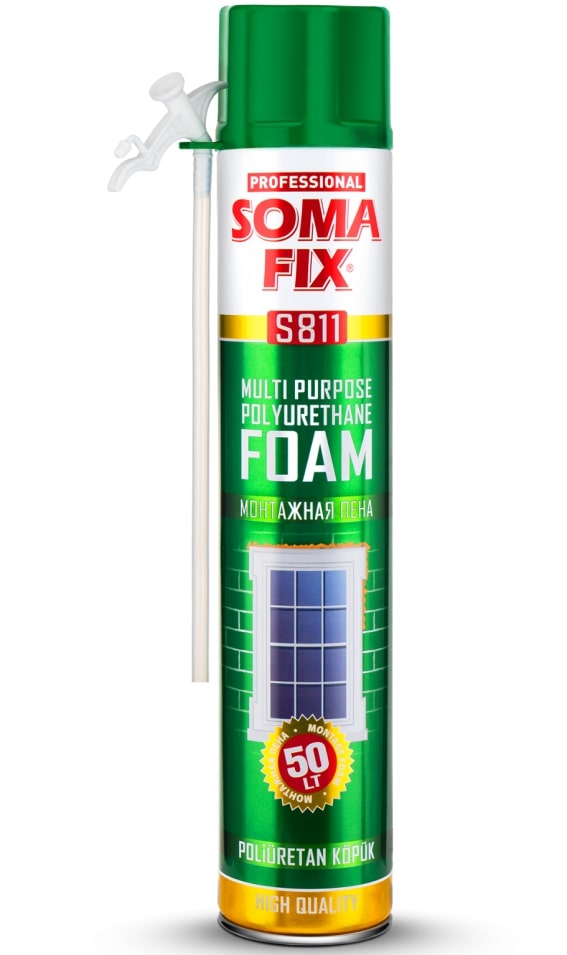 S811 Somafix S811 Multi-Purpose Polyurethane Foam 50L – Professional Expanding Foam for Filling & Mounting - Image 1