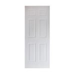 White Townhouse 6-Panel Interior Door