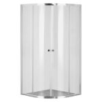 Builders Quadrant Chrome Shower Door (900mm x 900mm)