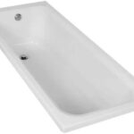 White Built-in Straight Bath (1700mm x 700mm)