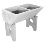 Concrete Double Wash Trough with Legs