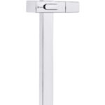 Cobra Arrive Shower Rail & Holder Square 600mm Chrome