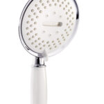 Cobra Snug Hand Shower Round 3 Sprays 173mm White Faceplate