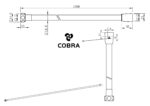Cobra Handshower Hose 1500 PVC Matte Black - Image 2