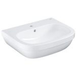 Grohe Euro Ceramic Wash Basin 60 Wall Fixings Not Included Alpine White