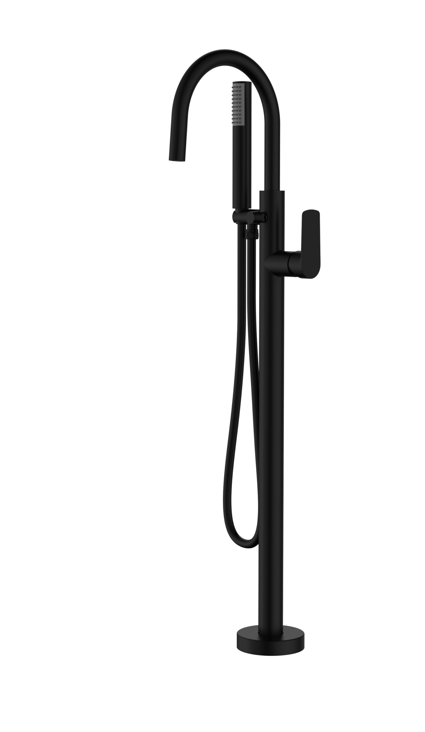 01JQ41EF82VE43022N0WB26GKK.jpg Cobra Seine Bath Mixer Freestanding With 1500mm Hose and Handshower Matte Black - Image 1