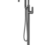 Cobra Seine Bath Mixer Freestanding Brushed Gun Grey