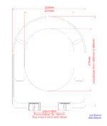 Vaal Jazz Thermoset Seat Metal Hinge White - Image 2