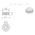 Cobra FJ Pipe Connector Chrome - Image 2