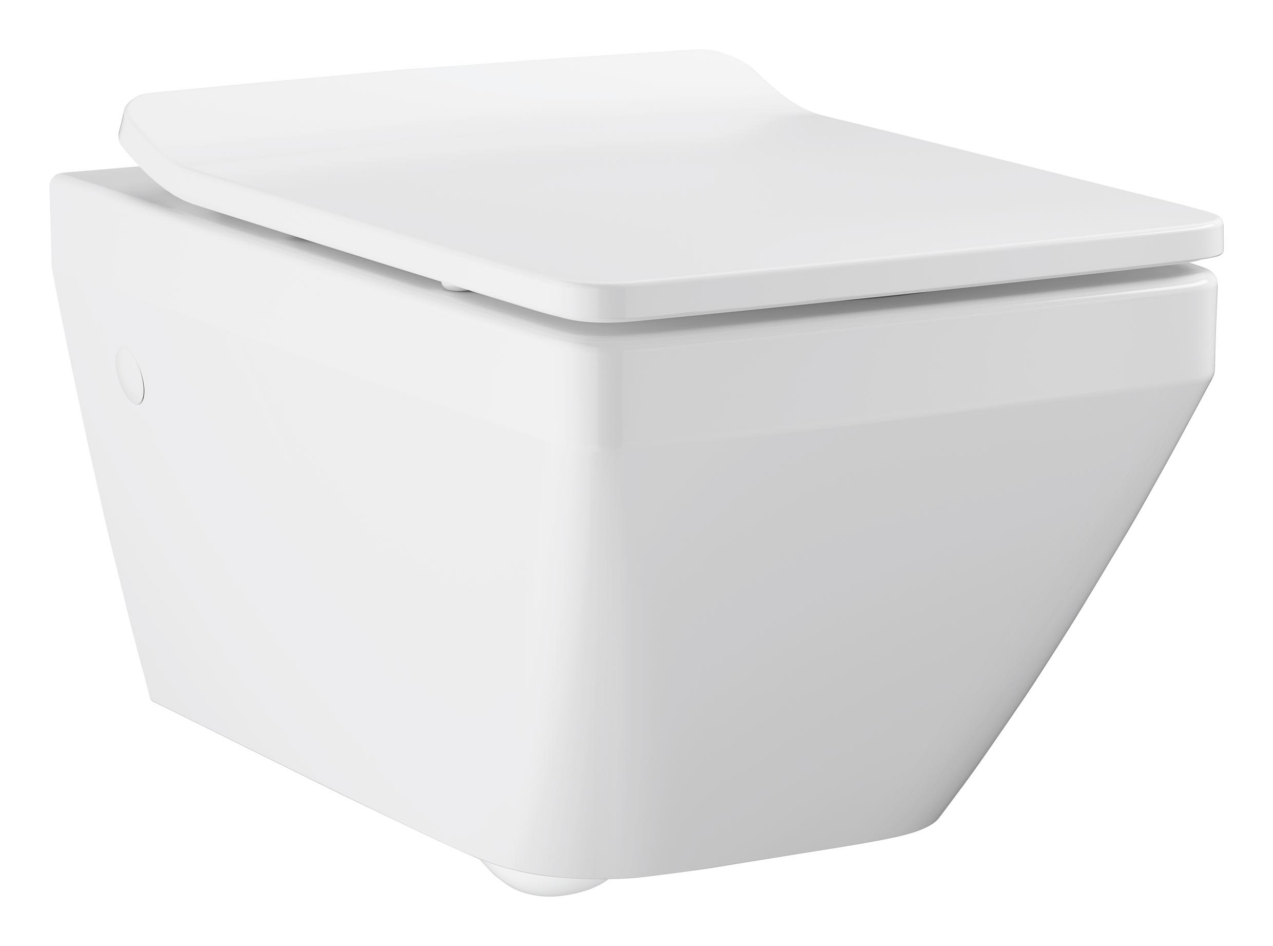 01JZ5KPCWVQ6NNJ4N350138RFX.jpg Grohe Euro 2.0 Square Wall Hung Toilet & Seat - Image 1