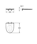 Grohe Euro 2.0 Seat Cover - Image 2