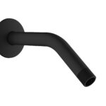 Cobra Shower Arm Stainless Steel Round 183mm G1/2 Matte Black