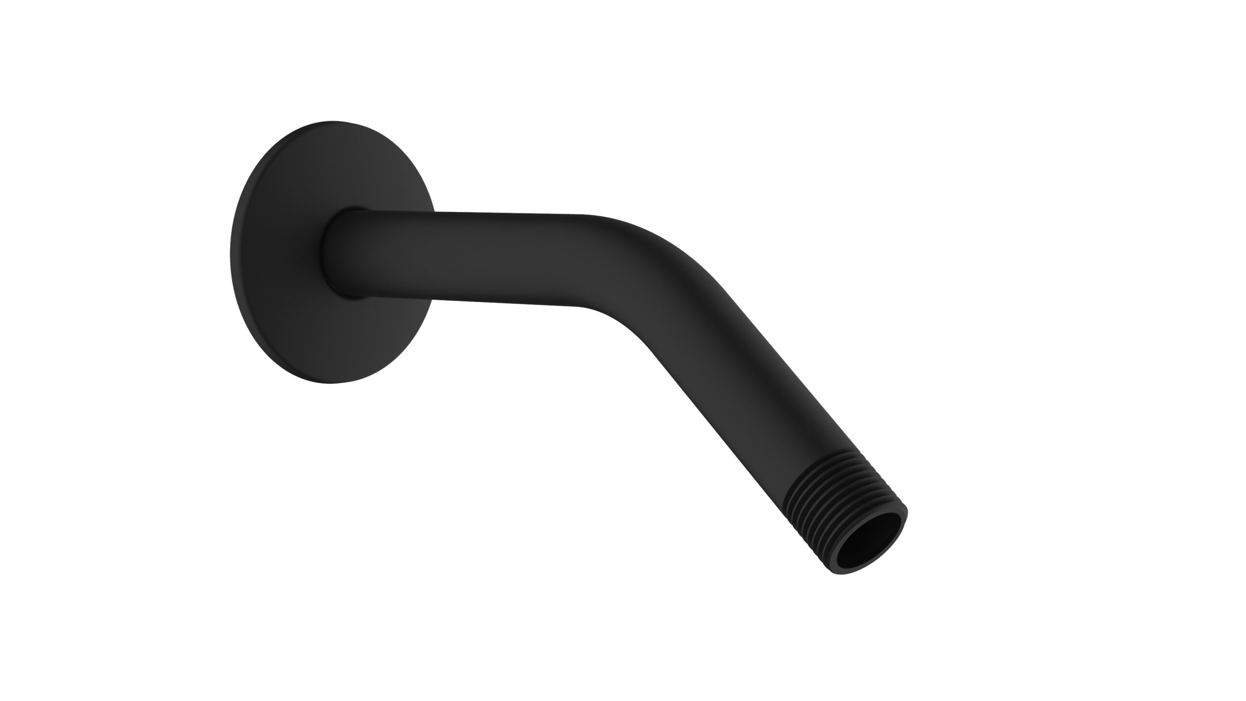 01K62MFJV2HVA0MWNHAA16T0JQ.jpg Cobra Shower Arm Stainless Steel Round 183mm G1/2 Matte Black - Image 1