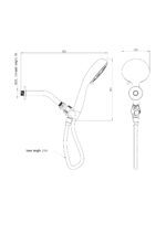 Cobra Spectra Hand Shower Head Set 7 Spray Chrome - Image 2