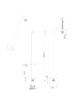 Cobra Shower Arm Stainless Steel Round 416mm G1/2 Chrome - Image 2