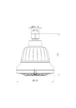 Cobra Spectra Filtered Shower Head Round 120mm Chrome - Image 2
