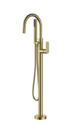 Cobra Seine Bath Mixer Freestanding With 1500mm Hose and Handshower Brushed Gold