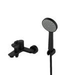 Cobra Tigris Bath Mixer Exposed Wall Type With Handshower Set 1/2 FI Matte Black