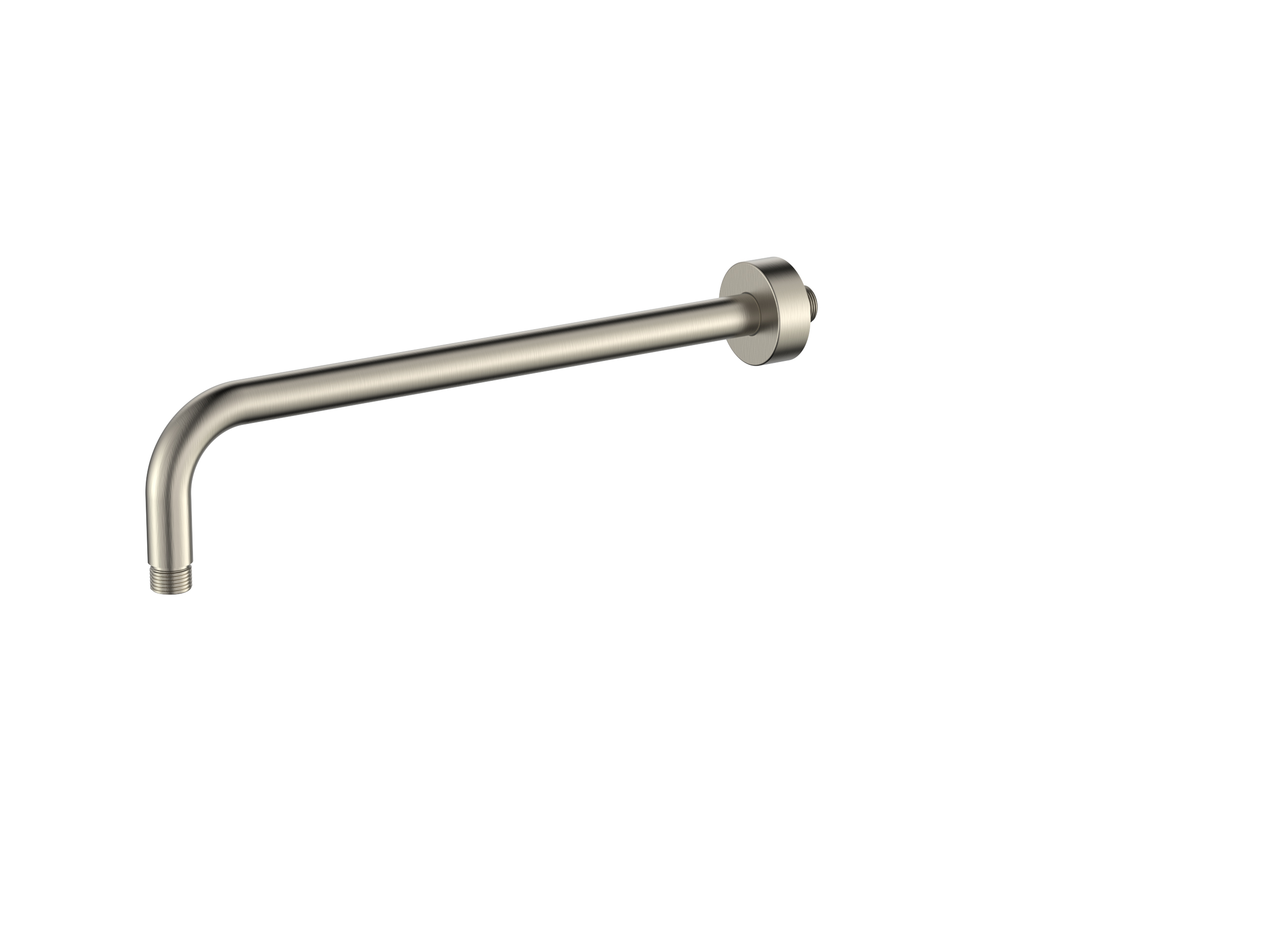 029BN.jpg Cobra Seine Shower Arm 300mm Brushed Nickel - Image 1