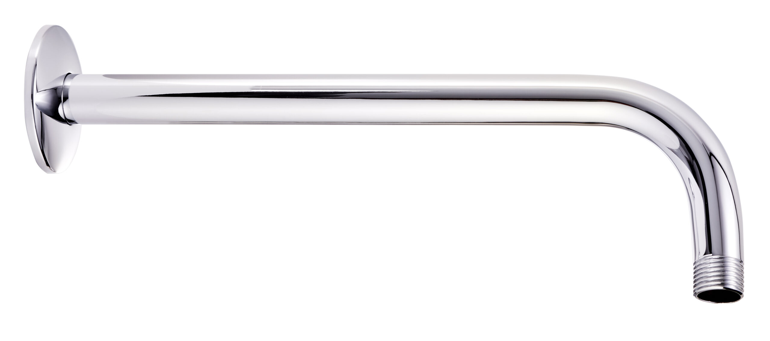 029ROUND.jpg Cobra Shower Arm Round 300 Brass Chrome - Image 1