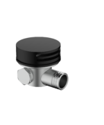 Cobra Bathfiller/Overflow+ Non Return Valve Round 70mm Matte Black