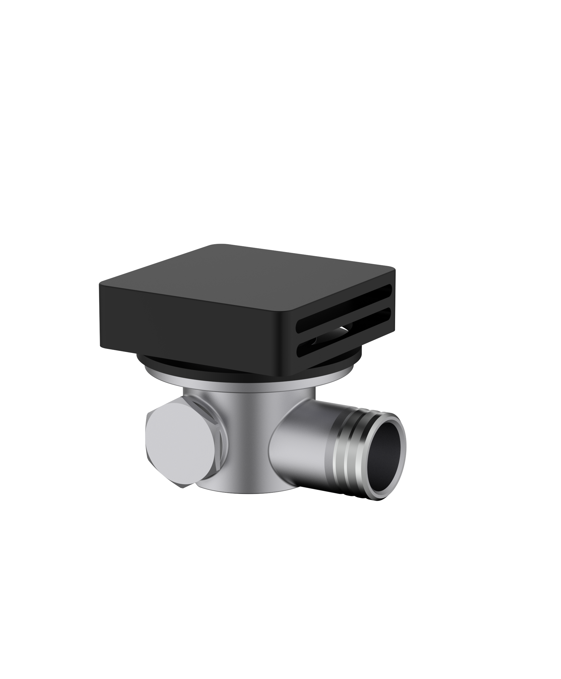 030SQBLK.png Cobra Bathfiller/Overflow+ Non Return Valve Square 70mm Matte Black - Image 1