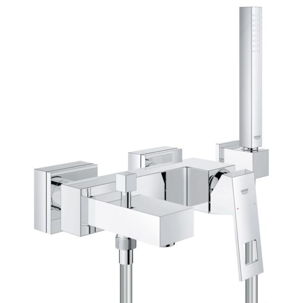 Grohe Eurocube Single-lever bath/shower mixer 1/2" chrome