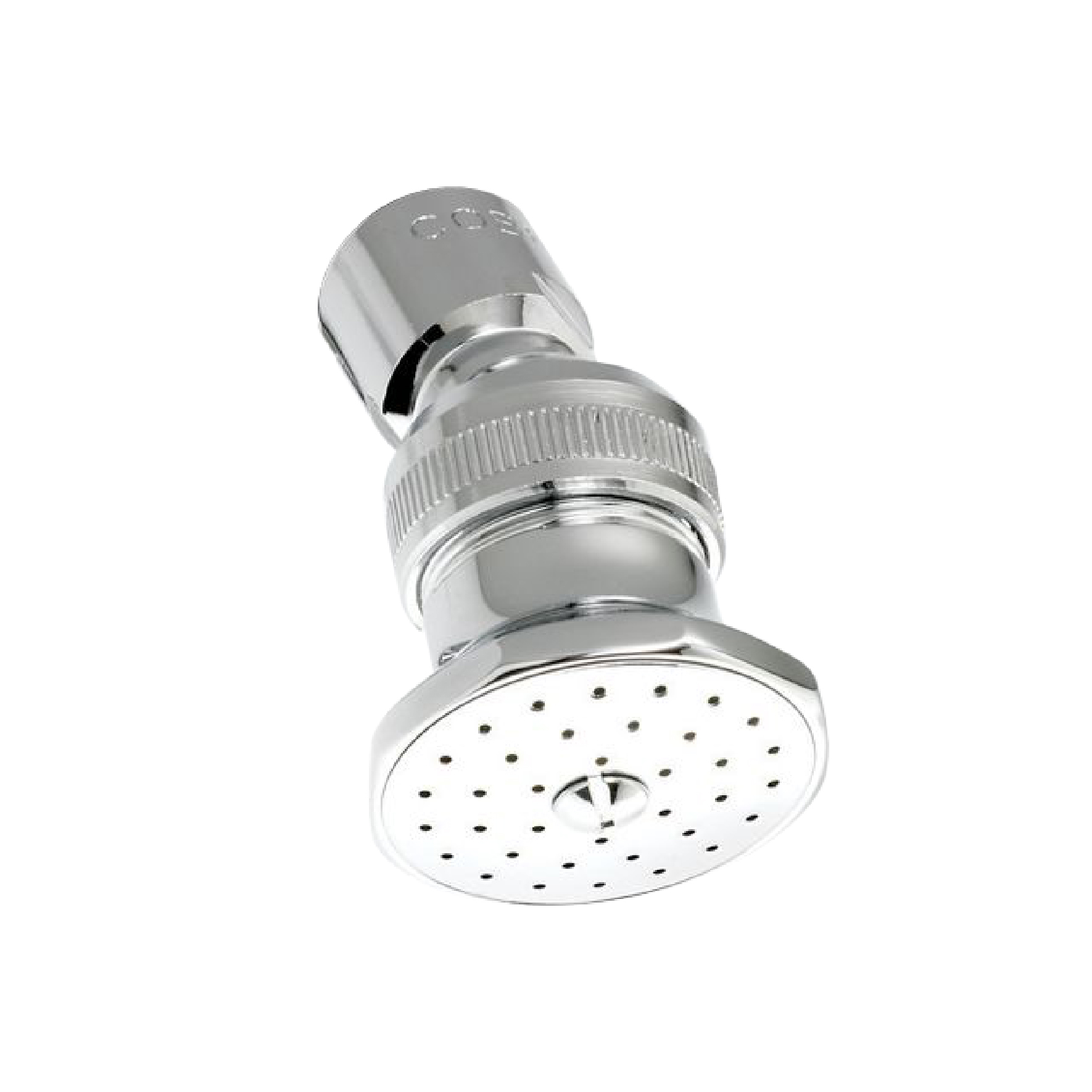 065_Shower_Head.jpg Cobra Shower Head With Balljoint Connector 1/2 Chrome - Image 1